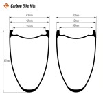 700C Carbon Gravel Rim 67x42mm | 36mm Internal Extreme Deep Aero Profile for TT & Long-Distance Gravel